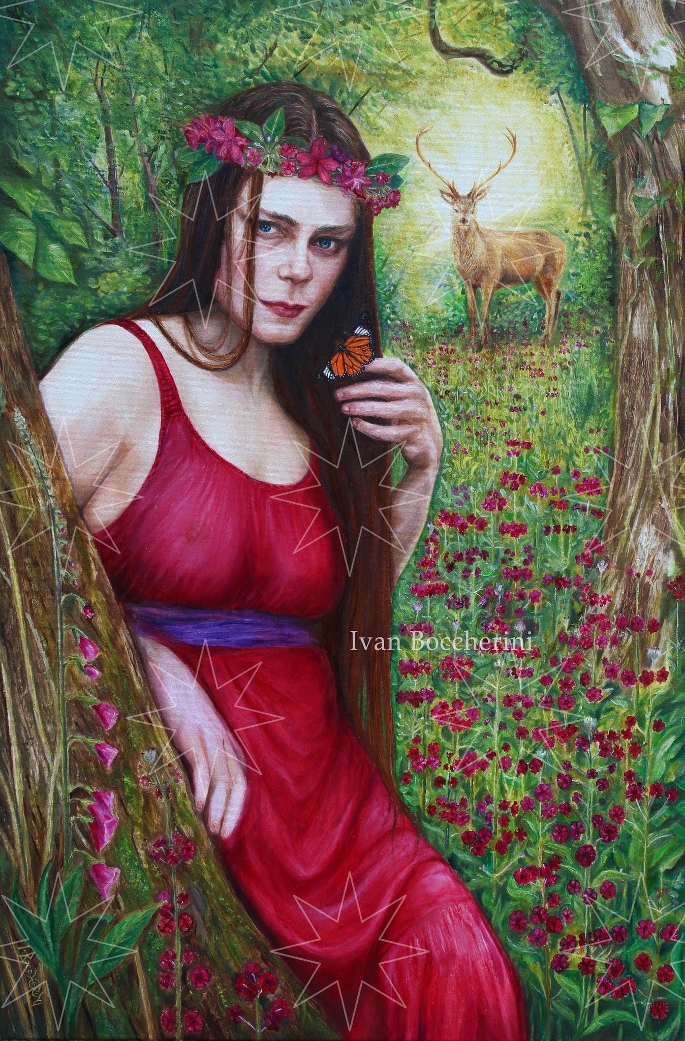 Maia the May Queen. Nymph and Goddess, personification of Spring