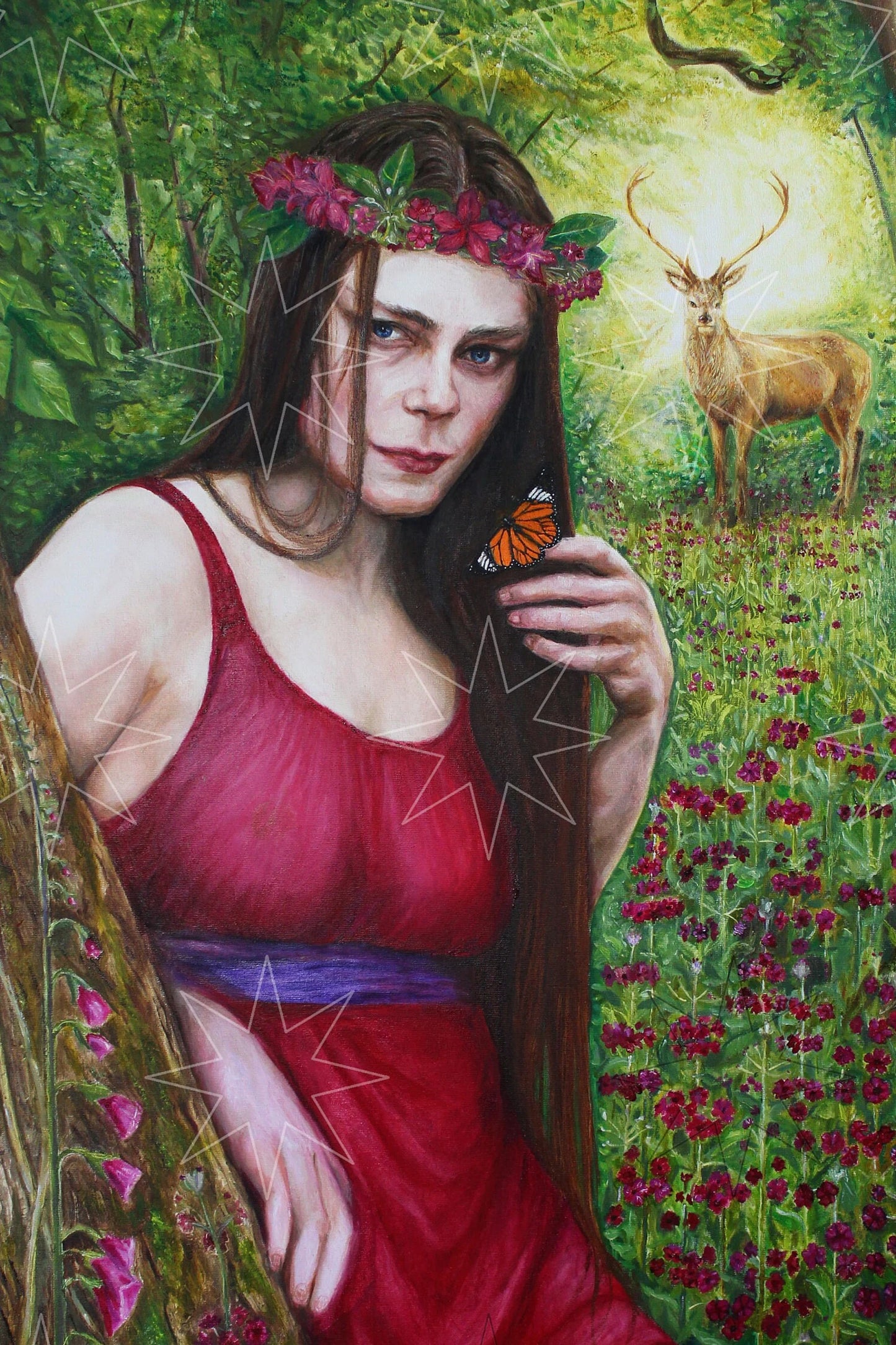 Maia the May Queen. Nymph and Goddess, personification of Spring