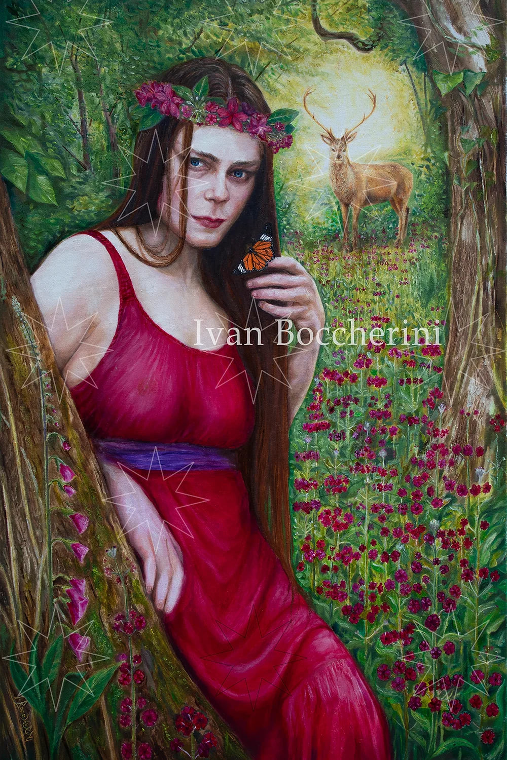 Maia the May Queen. Nymph and Goddess, personification of Spring